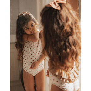 Купальник с рюшами Mrs. Ertha "Eloise Lovely Roots", танец сердец